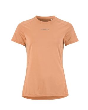 Craft ADV Essence Kurzarm-Laufshirt 2 Orange Damen