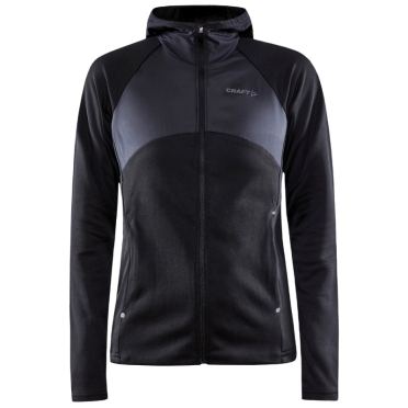 Craft ADV Essence Jersey Hood Jacket Schwarz Damen 