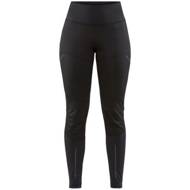 Craft ADV Essence Warm Wind Laufhose Tight Schwarz Damen 