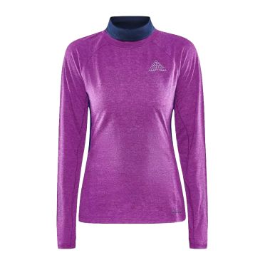 Craft Advanced Subz Wool 2 Laufshirt Langarm Lila Damen