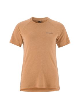 Craft Adv Trail Wool Unterhemd kurzarm Orange Damen 