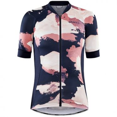 Craft Advanced Endurance Trikot SS Blau/Rosa Damen