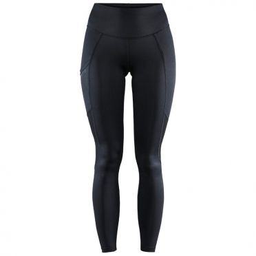 Craft Advanced Essence zip Laufhose Schwarz Damen  