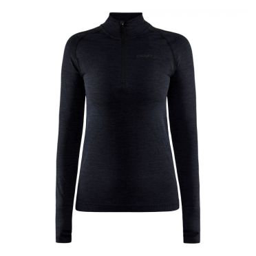 Craft Core dry active comfort shirt langarm half zip Schwarz Damen 