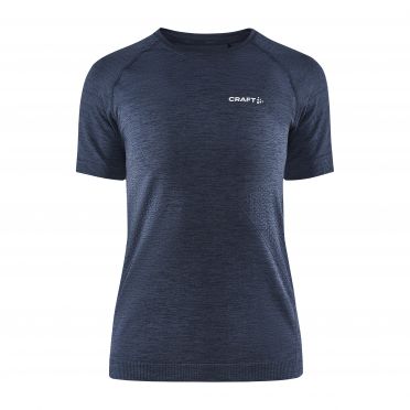 Craft CORE dry active comfort Unterhemd Kurzarm Blau Damen
