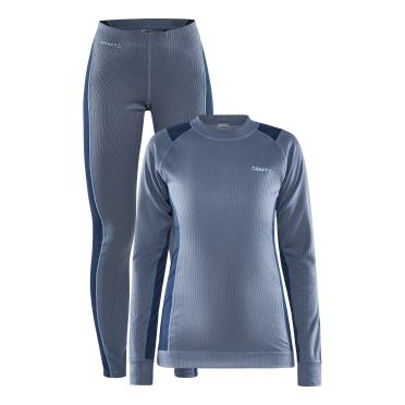 Craft Core Dry Thermo Unterwäsche set Blau Damen 