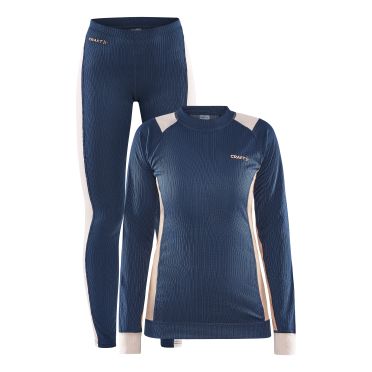 Craft Core Dry Thermo Unterwäsche set Blau/Rosa Damen