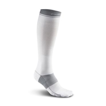 Craft Compression Laufsocken Weiss Schwarz unisex