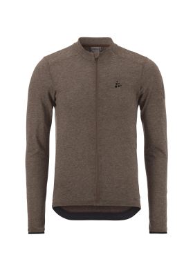 Craft Core Bike Essence Wool Jersey Langarm Braun Herren 
