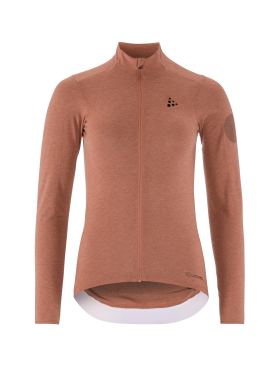 Craft Core Bike Essence Wool Jersey Langarm Orange Damen 