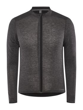 Craft Core Bike Essence Wool Jersey Langarm Schwarz Herren 