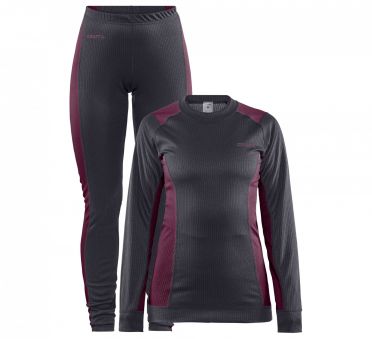 Craft Core Dry Thermo Unterwäsche set Grau Damen 