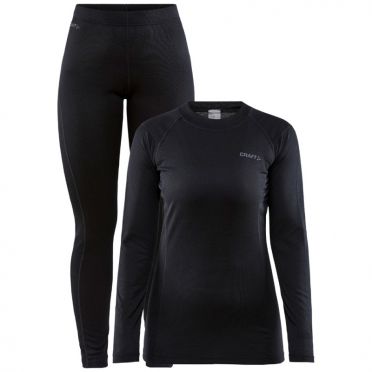 Craft Core Warm Thermo Unterwäsche set schwarz Herren 