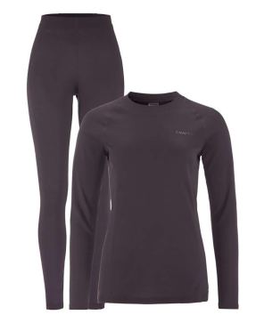 Craft Core Warm Thermo Unterwäsche set Lila Damen 