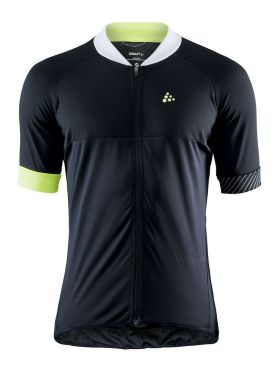 Craft Adopt Radtrikot Schwarz/Gelb Herren