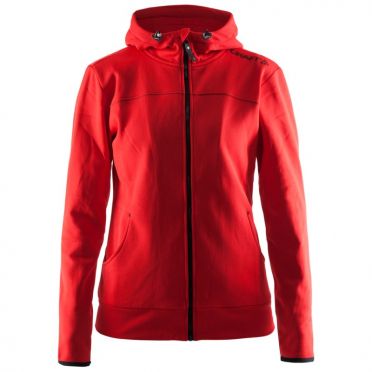 Craft Freizeitjacke (Mit Kapuziner) Rot Damen 