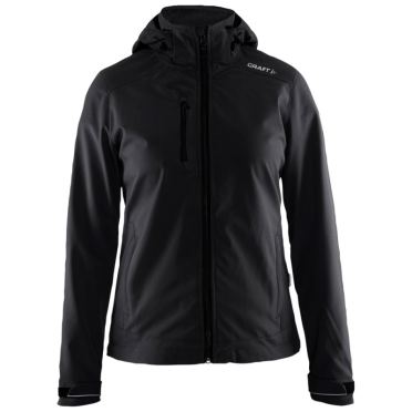 Craft Light softshell Winterjacke Schwarz Damen