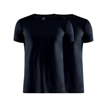 Craft Core Dry Multi T-Shirt 2-Pack herren schwarz 