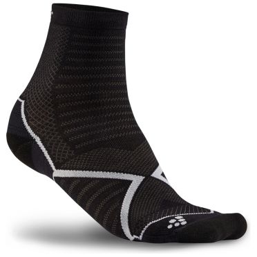 Craft Run Warm Socken Schwarz/Weiß 