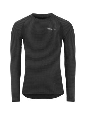 Craft Wool Extreme X 2 Langarm-Unterhemd Schwarz Herren
