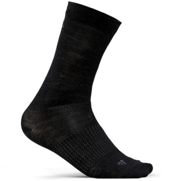 Craft Wool Liner Socken Schwarz 2-pack 