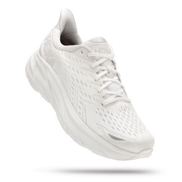 Hoka One One Clifton 8 Laufschuhe Weiß Damen