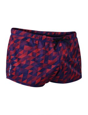 Zone3 Drag Shorts Blau/Rot Unisex