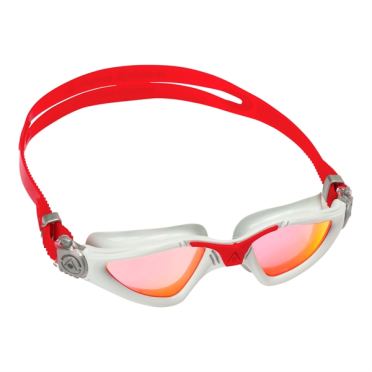 Aqua Sphere Kayenne Titanium Mirror Linse Schwimmbrille Rot 