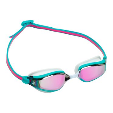 Aqua Sphere Fastlane mirror Schwimmbrille blau/rosa 