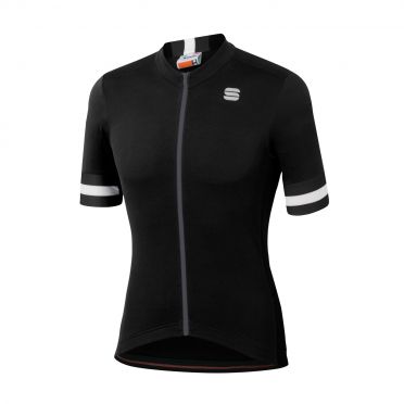 Sportful Kite Radtrikot Kurzarm Schwarz Herren