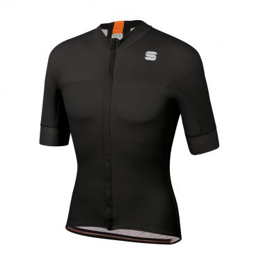 Sportful Bodyfit pro classic Radtrikot Kurzarm Schwarz/Orange Herren