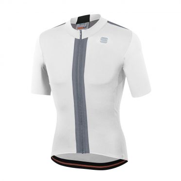 Sportful Strike Radtrikot Kurzarm Weiß Herren