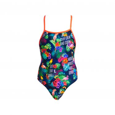 Funkita Tropic tag Tie Me Tight Badeanzug Damen