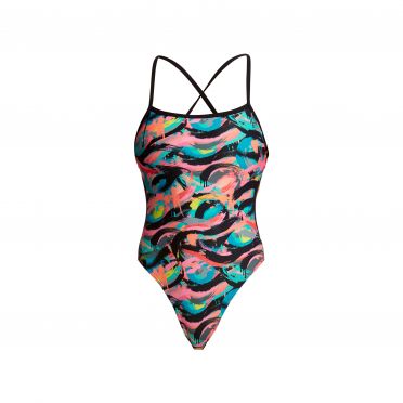 Funkita Crazy painter Cut Away Badeanzug Damen