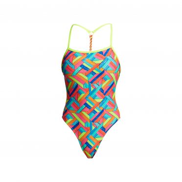 Funkita Panel pop Twisted Badeanzug Damen