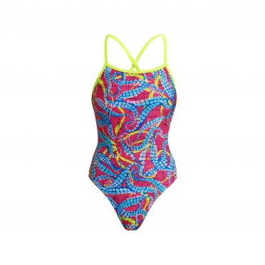 Funkita Squeaky squid eco Tie Me Tight Badeanzug Damen
