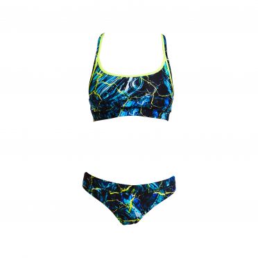 Funkita Midnight marble Sports Bikini Set Damen