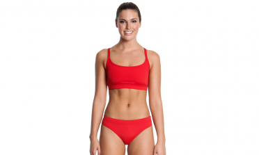 Funkita Still Rot Sports Bikini Set Damen