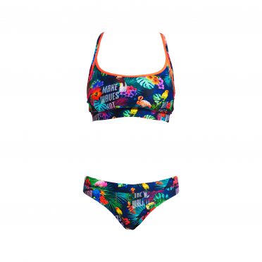 Funkita Tropic tag Sports Bikini Set Damen