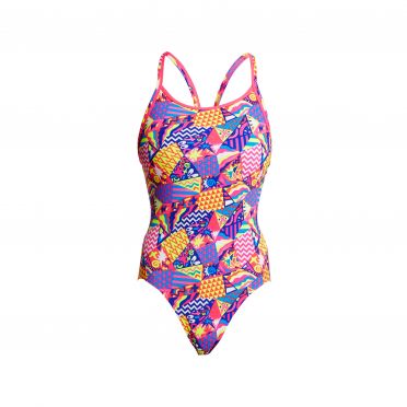 Funkita Bee Bop Diamond Back Badeanzug Damen