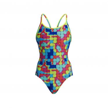 Funkita Heat map Diamond Back Badeanzug Damen