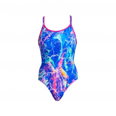 Funkita Marble moon Diamond Back Badeanzug Mädchen