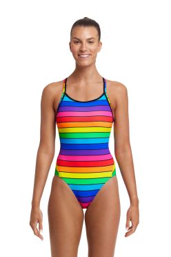 Funkita Rainbow Racer Diamond Back Badeanzug Mädchen