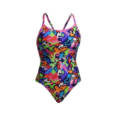 Funkita You Lemon diamond back Badeanzug Damen 