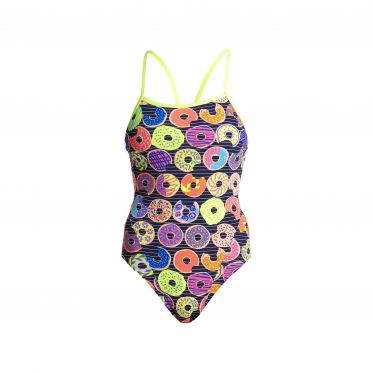 Funkita Dunking donuts Single Strap Badeanzug Damen