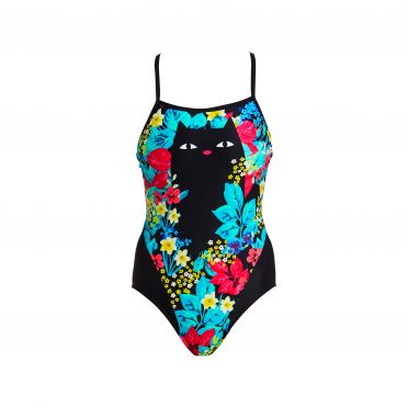 Funkita Scaredy cat Single Strap Badeanzug Mädchen