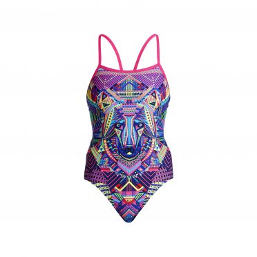 Funkita Wolf pack Single Strap Badeanzug Damen
