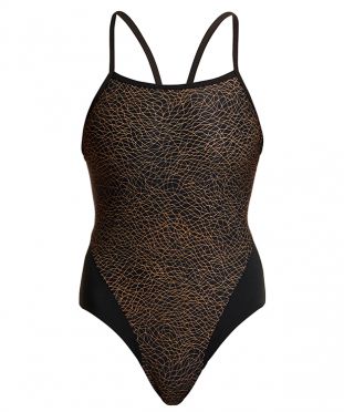 Funkita Leather Skin single strap Badeanzug Damen