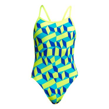 Funkita Blue Blockers Single Strap Badeanzug Damen 