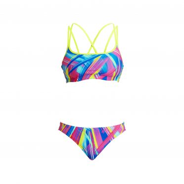 Funkita Frickin laser Criss cross sports Bikini Set Damen